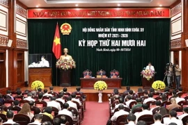 Quang cảnh phiên khai mạc kỳ họp. (Ảnh: Đức Phương/TTXVN)