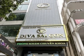 Phòng khám thẩm mỹ Diva Sài Gòn tại 1390 đường 3 Tháng 2, Phường 2, Quận 11, Thành phố Hồ Chí Minh, trốn tránh trách nhiệm khi khách hàng bị tai biên sau phẫu thuật. (Ảnh: TTXVN phát)