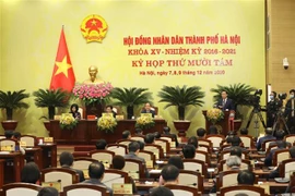 Quang cảnh lễ khai mạc kỳ họp. (Ảnh: Văn Điệp/TTXVN)