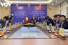 Quang cảnh Kỳ họp thứ 38 Ủy ban Liên Chính phủ Việt Nam-Cuba. (Nguồn: vov.vn)