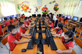 Hệ thống trường học được quy hoạch sắp xếp hợp lý và ngày càng mở rộng. (Ảnh: Danh Lam/TTXVN)