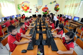 Hệ thống trường học được quy hoạch sắp xếp hợp lý và ngày càng mở rộng. (Ảnh: Danh Lam/TTXVN)
