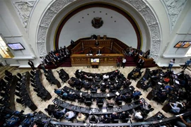 Toàn cảnh một phiên họp Quốc hội Venezuela tại Caracas. (Ảnh: AFP/TTXVN)