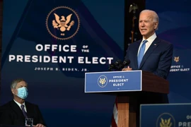 Ông Joe Biden phát biểu tại Wilmington, Delaware, ngày 11/12. (Ảnh: AFP/TTXVN)