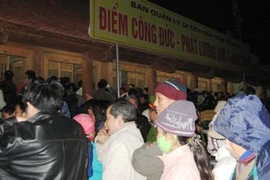 Lễ Phát lương đền Trần Thương. (Lý Nhân-Hà Nam) năm 2011. (Ảnh: Ngọc Cương/Vietnam+)