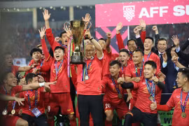 Đương kim vô địch Việt Nam nằm ở nhóm hạt giống số 1 tại AFF Cup 2020. (Ảnh: TTXVN) 