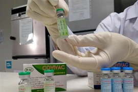 Vaccine COVID-19 thứ 2 của Việt Nam được đưa vào thử nghiệm trên người. (Ảnh: Thanh Vân/ TTXVN)