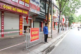 Một đoạn đại lộ Hồ Chí Minh thuộc phường Nguyễn Trãi, thành phố Hải Dương, nơi phát sinh nhiều ca mắc COVID-19 trong những ngày qua. (Ảnh: Mạnh Minh/TTXVN)