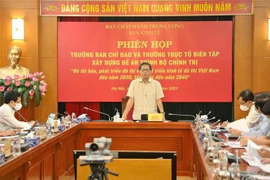 Đồng chí Trần Tuấn Anh, Ủy viên Bộ Chính trị, Trưởng Ban Kinh tế Trung ương chủ trì Phiên họp. (Ảnh: Phương Hoa/TTXVN)