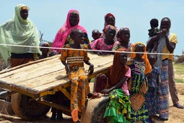 Người tị nạn Nigeria tại Diffa, Niger. (Nguồn: AFP/TTXVN)