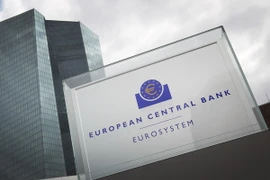 Trụ sở Ngân hàng Trung ương châu Âu ( ECB) ở Frankfurt/Main, Đức. (Nguồn: AFP/TTXVN)