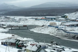 Một góc quần đảo tranh chấp mà phía Nga gọi là Nam Kuril và Nhật Bản gọi là Vùng lãnh thổ phương Bắc. (Nguồn: AFP/TTXVN)