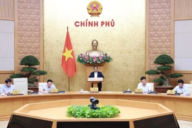 Thủ tướng Phạm Minh Chính chủ trì Phiên họp Chính phủ thường kỳ tháng 7 năm 2024. (Ảnh: Dương Giang/TTXVN)