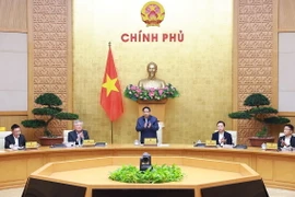 Thủ tướng Chính phủ Phạm Minh Chính chủ trì Phiên họp Chính phủ thường kỳ tháng 11 năm 2024. (Ảnh: Dương Giang/TTXVN)