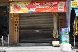 Cơ sở sản xuất bánh mỳ H.N 12 (phường An Thạnh, thành phố Hồng Ngự) tạm ngưng hoạt động. (Ảnh: Nhựt An/ TTXVN)