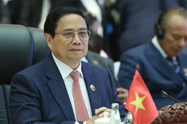 Thủ tướng Phạm Minh Chính tham dự Hội nghị cấp cao ASEAN-Liên hợp quốc lần thứ 14. (Ảnh: Dương Giang/TTXVN)