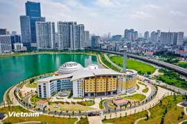Cung Thiếu nhi Hà Nội là một trong những dự án trọng điểm sử dụng ngân sách. (Ảnh: Hoài Nam/Vietnam+)