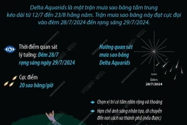 Mưa sao băng Delta Aquarids 