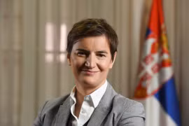Cựu Thủ tướng Ana Brnabic được bầu làm Chủ tịch Quốc hội mới của Serbia. (Nguồn: Reuters)