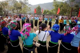 Điệu múa xòe của dân tộc Thái. (Nguồn: TTXVN)