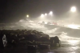 Bão Darragh quét qua Cộng hòa Ireland. (Nguồn: BBC)