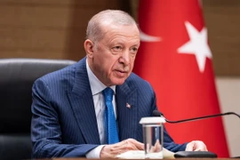 Tổng thống Thổ Nhĩ Kỳ Recep Tayyip Erdogan. (Ảnh: AA/TTXVN)