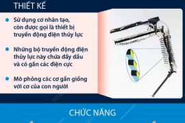 Chế tạo chân robot đầu tiên có cơ nhân tạo 