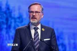 Thủ tướng Cộng hòa Séc Petr Fiala. (Nguồn: AFP/TTXVN)