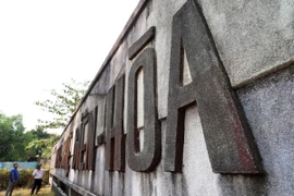 Bảng chỉ dẫn Khu kỹ nghệ Biên Hòa đã có từ năm 1963. (Ảnh: Hồng Đạt/TTXVN)