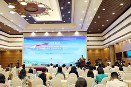 Toàn cảnh buổi họp báo thông tin về Lễ hội Vì Hòa bình ở Quảng Trị năm 2024. (Nguồn: Bộ Văn hóa, Thể thao và Du lịch)