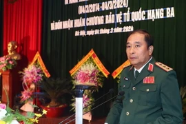 Thượng tướng Phùng Sĩ Tấn được bổ nhiệm lại giữ chức Phó Tổng Tham mưu trưởng Quân đội Nhân dân Việt Nam. (Ảnh: Trọng Đức/TTXVN)
