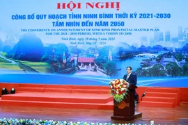 Thủ tướng Phạm Minh Chính phát biểu chỉ đạo hội nghị. (Ảnh: Dương Giang/TTXVN)
