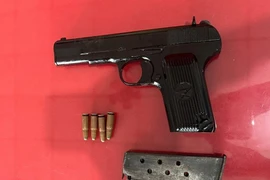 Tang vật vụ án. (Ảnh: TTXVN phát)