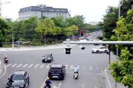 Hệ thống camera giao thông. (Ảnh: Hoàng Hùng/TTXVN)