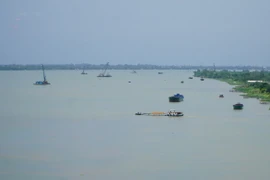 Sông Tiền. (Nguồn: TTXVN)