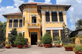 Biệt thự Nguyễn Thành Giung. (Ảnh: Minh Hưng/TTXVN)