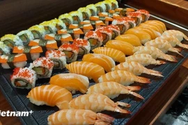 Công chúng Việt Nam sẽ được tìm hiểu về lịch sử ngàn năm của Sushi thông qua triển lãm. (Ảnh: Minh Thu/Vietnam+)