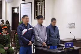 Các bị cáo tại phiên tòa. (Ảnh: Thế Duyệt/TTXVN)