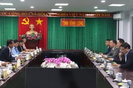 Quang cảnh buổi làm việc. (Ảnh: Lê Thúy Hằng/TTXVN)