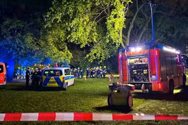 Lực lượng cứu nạn-cứu hỏa Berlin đã được triển khai tới hiện trường vụ việc. (Nguồn: bluewin)