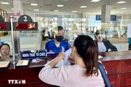 Ngành thuế Thành phố Hồ Chí Minh đẩy mạnh công tác hoàn thuế để hỗ trợ doanh nghiệp, nuôi dưỡng nguồn thu. (Ảnh: Hứa Chung/TTXVN)