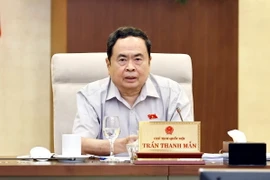 Chủ tịch Quốc hội Trần Thanh Mẫn phát biểu. (Ảnh: Doãn Tấn/TTXVN)