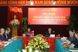 Ban Chỉ đạo cải cách Tư pháp Trung ương tổng kết công tác năm 2015 và triển khai nhiệm vụ năm 2016. (Ảnh: Nguyễn Khang/TTXVN)