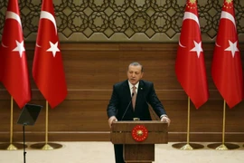 Tổng thống Thổ Nhĩ Kỳ Recep Tayyip Erdogan. (Ảnh: AFP/TTXVN)