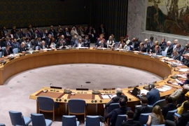 Toàn cảnh một cuộc họp của Hội đồng bảo an Liên hợp quốc ở thành phố New York, Mỹ ngày 30/9. (Nguồn: THX/TTXVN)