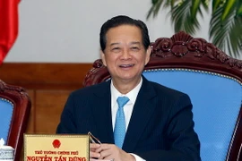 Thủ tướng Nguyễn Tấn Dũng phát biểu kết luận phiên họp. (Ảnh: Đức Tám/TTXVN)