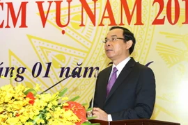 Bộ trưởng, Chủ nhiệm Văn phòng Chính phủ Nguyễn Văn Nên. (Ảnh: An Đăng/TTXVN)