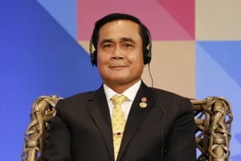 Thủ tướng Thái Lan Prayut chan-o-cha phát biểu tại một sự kiện ở thủ đô Bangkok ngày 8/12/2015. (Nguồn: AFP/TTXVN)