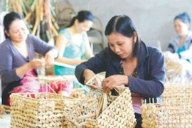 Tín dụng vi mô giúp nhiều chị em phụ nữ thoát nghèo (Nguồn: TTXVN).