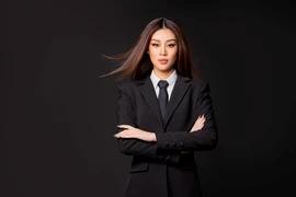Hình ảnh mới nhất của Khánh Vân trong vai trò nữ doanh nhân. (Ảnh: CTV/Vietnam+)